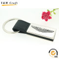 Promotion PU Leather Keychain Key Ring for Gift